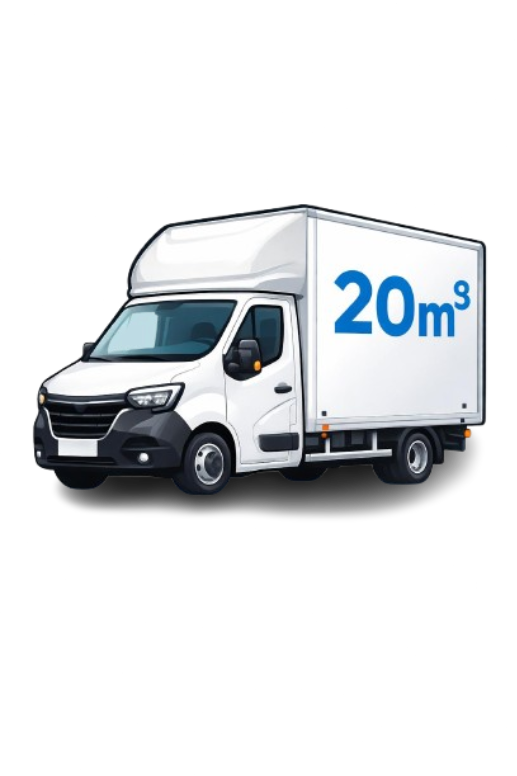 Camion 20m3 avec hayon